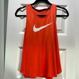 Nike dryfit medium orange tank